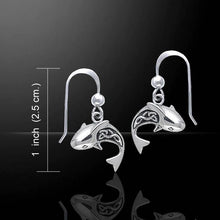 Load image into Gallery viewer, Celtic Shark Earrings
