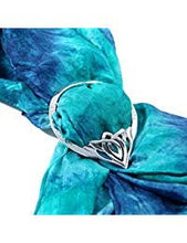 Load image into Gallery viewer, Adaira Celtic Knot Scarf Ring 05
