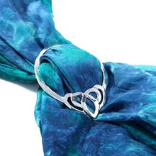 Load image into Gallery viewer, Celtic Heart Scarf Ring
