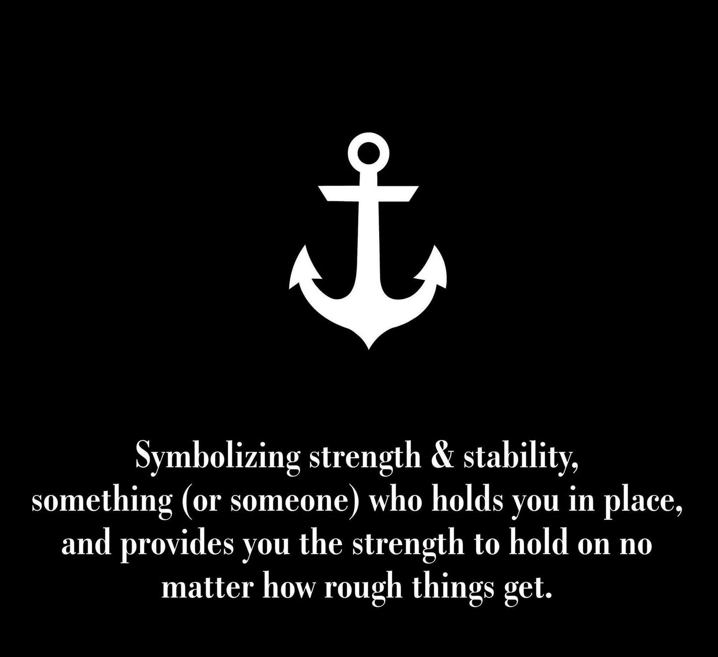 Hope Anchor Ring in Sterling Silver