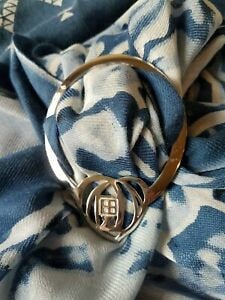 Celtic Mackintosh Heart Scarf Ring – Celtic Crystal Design Jewelry