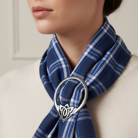 Adaira Celtic Knot Scarf Ring 03