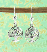 Load image into Gallery viewer, Petite Tree of Life Earrings
