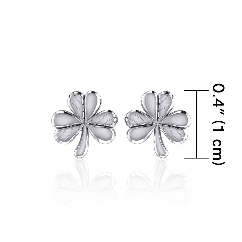 Shamrock Earrings, Celtic Jewelry, Celtic Knot, Clover Jewelry, Anniversary Gift, Irish Jewelry, Graduation Gift, Wife Gift, Girlfriend Gift