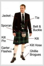 Load image into Gallery viewer, Bagpipes Kilt Pin
