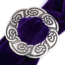 Load image into Gallery viewer, Celtic Knot Scarf Ring, Scotland Jewelry, Pagan Jewelry, Ireland Jewelry, Celtic Jewelry, Mom Gift, Wife Gift, Sister Gift, Friend Gift
