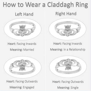 Claddagh Princess Ring