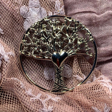 Load image into Gallery viewer, Tree of Life Heart Brooch
