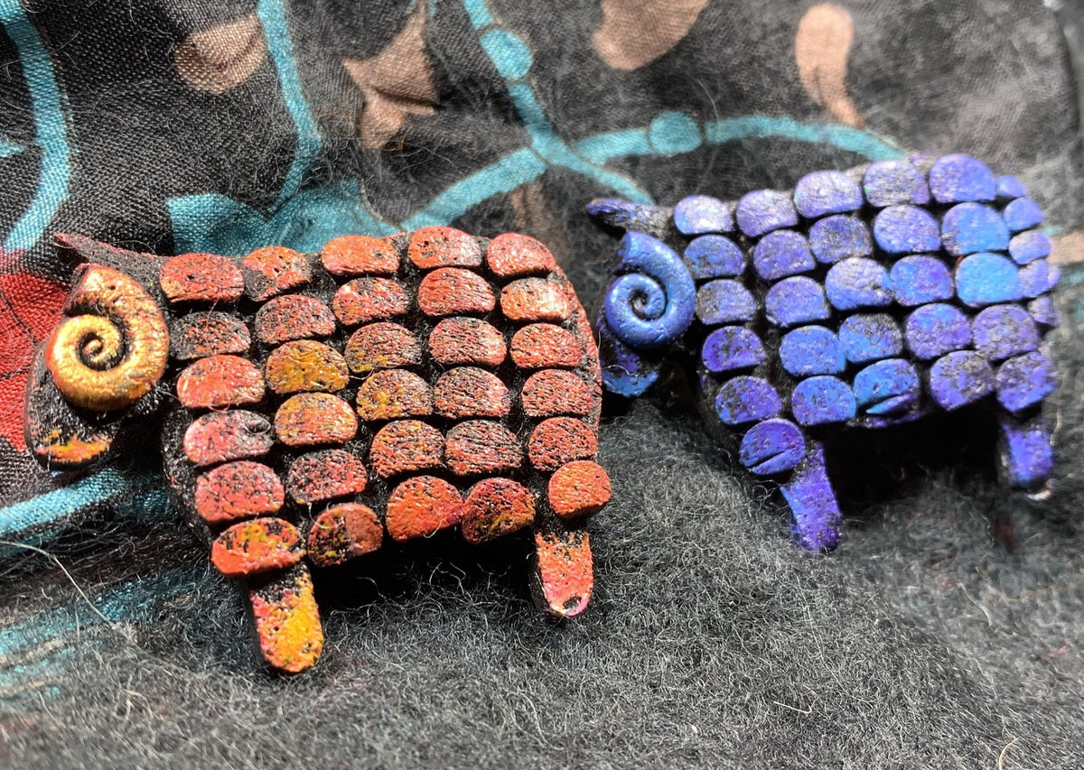 Lovable Sheep Brooch - Handmade in Scotland — view 10