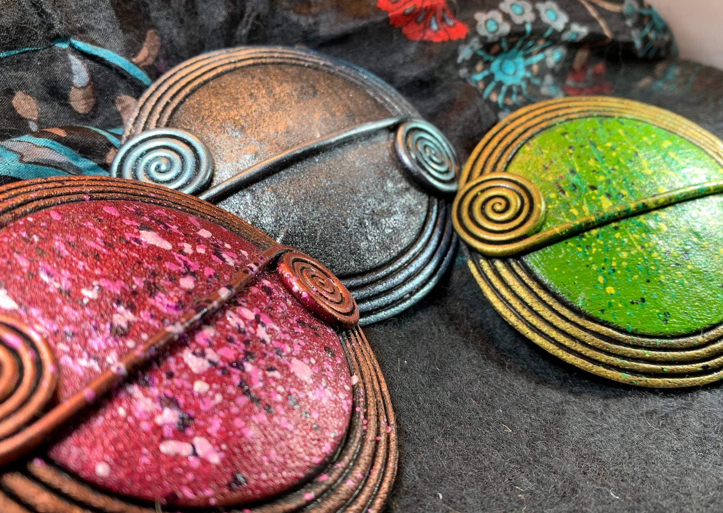 Celtic Ancient Scroll Pin