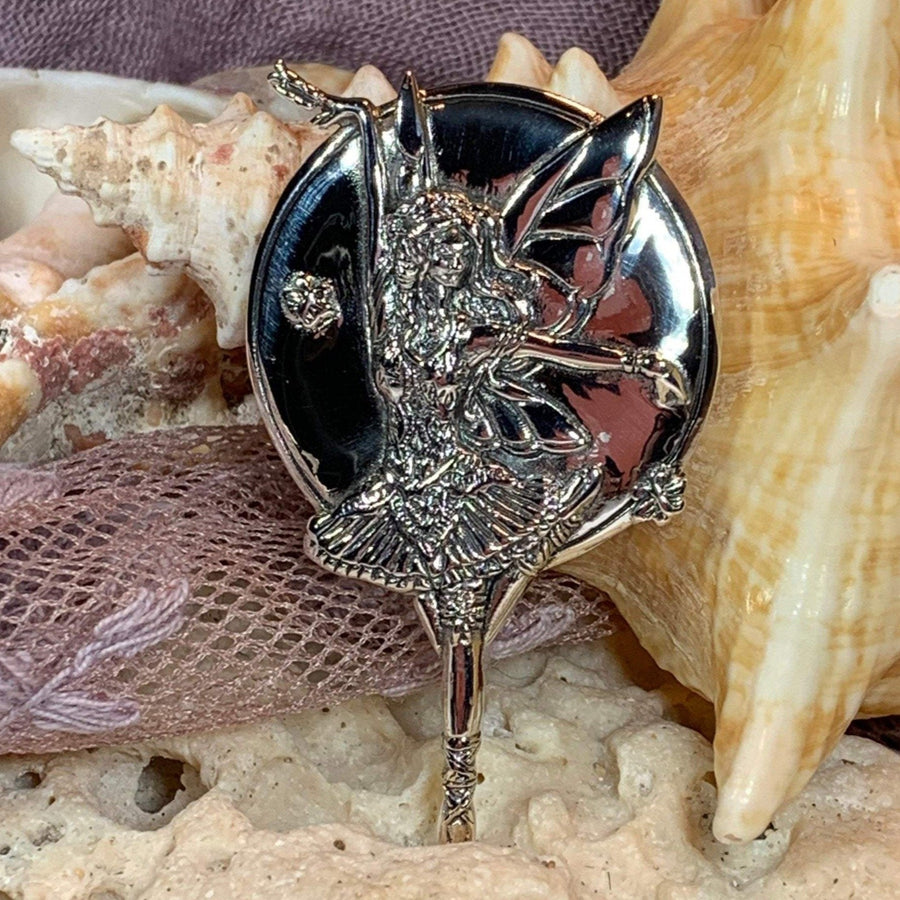 Dancing Butterfly Fairy Necklace in Sterling Silver