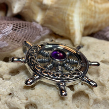 Load image into Gallery viewer, Keswick Ship&#39;s Wheel Necklace
