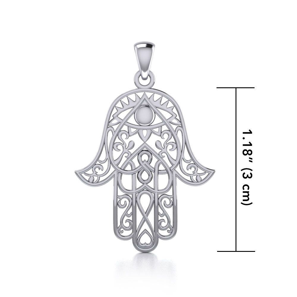 Hamsa Hand Necklace, Celtic Jewelry, Evil Eye Jewelry, Yoga Jewelry, Celtic Knot Jewelry, Protection Jewelry, Hand Jewelry, Yoga Gift