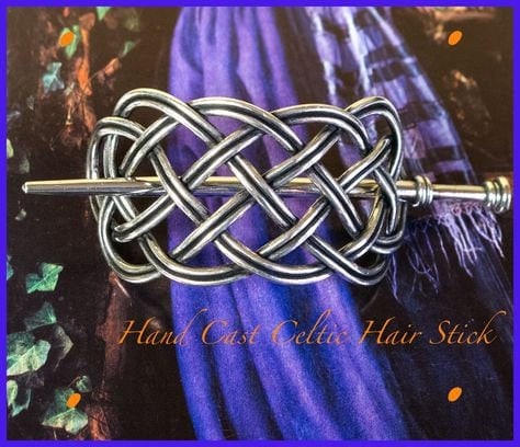 Cora Celtic Knot Hair Slide for Women — view 7