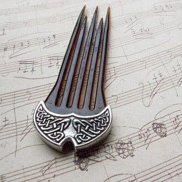Celtic Knot Hair Stick in pewter