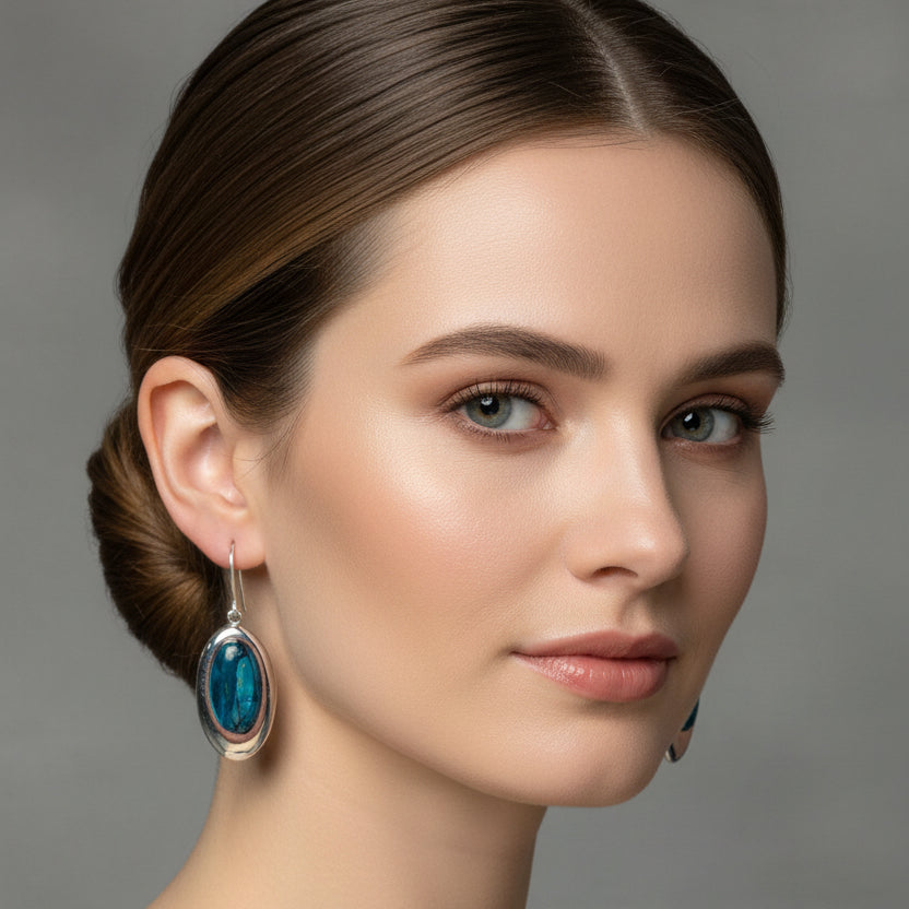 Heathergems Celtic Teardrop Earrings — view 2