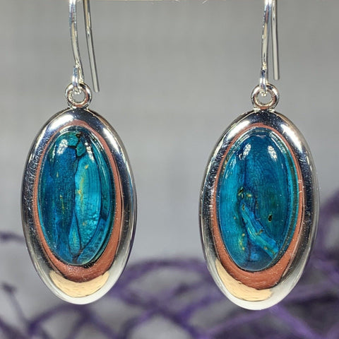 Load image into Gallery viewer, Heathergems Celtic Teardrop Earrings
