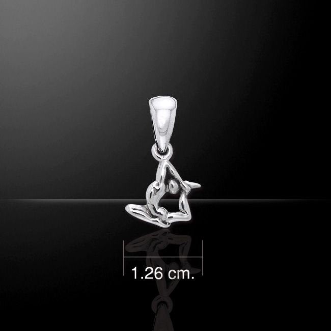 Mermaid Yoga Pose Necklace — view 7