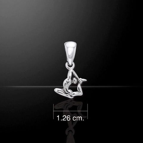 Load image into Gallery viewer, Mermaid Yoga Pose Necklace
