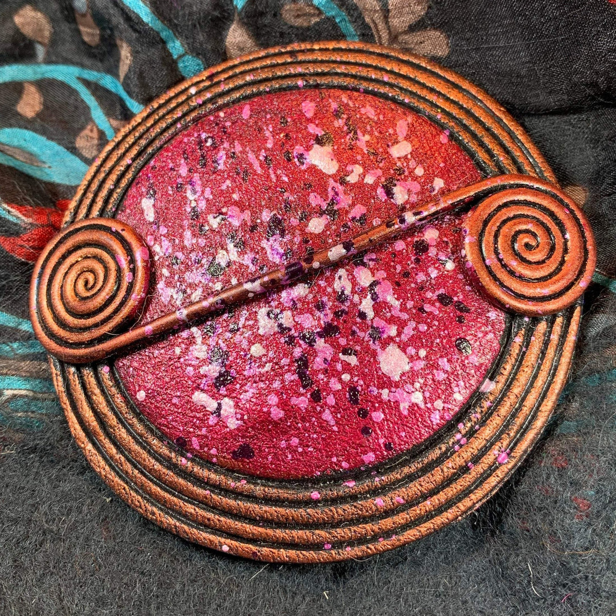 Celtic Ancient Scroll Pin — view 2