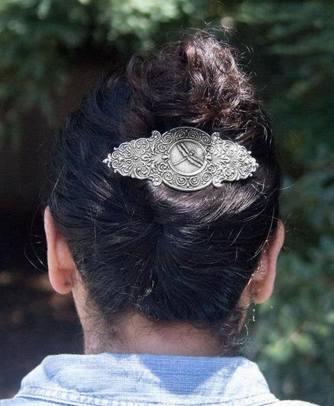 Load image into Gallery viewer, Victorian Dragonfly Hair Clip for Women
