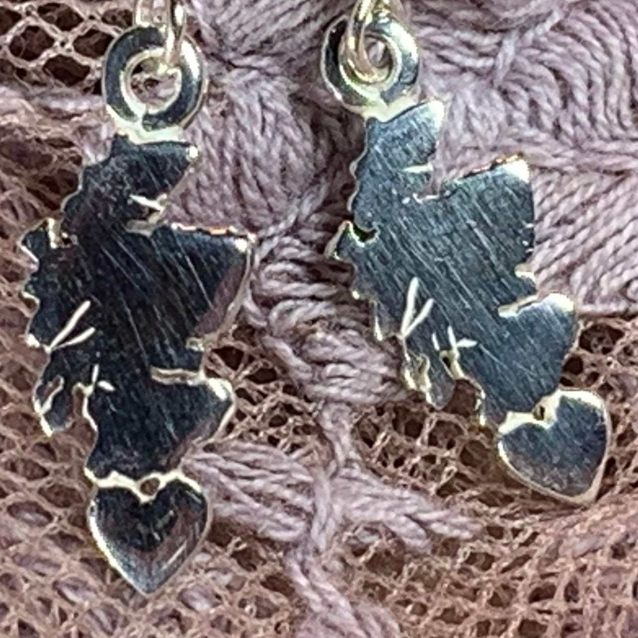 Scotland Map Earrings - Handmade in Scotland — view 4
