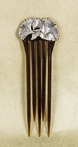Gingko Hair Stick, Celtic Barrette, Irish Jewelry, Pagan Jewelry, Friendship Gift, Wiccan Jewelry, Norse Jewelry, Hair Slide Barrette