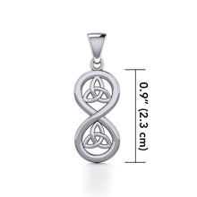 Load image into Gallery viewer, Trinity Knot Necklace, Infinity Jewelry, Celtic Jewelry, Celtic Knot Jewelry, Anniversary Gift, Mom Gift, Irish Jewelry, Scotland Jewelry
