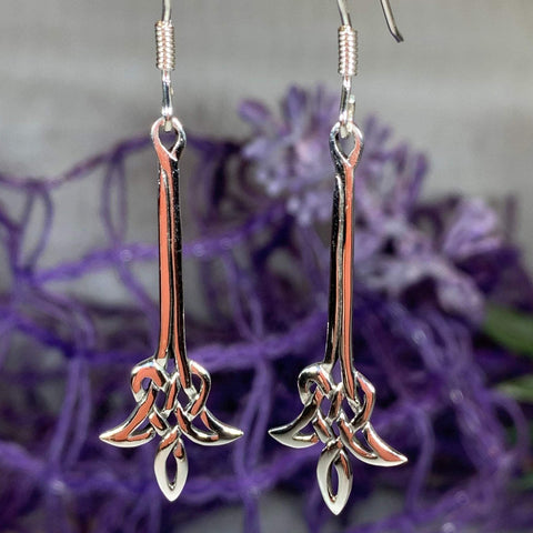 Load image into Gallery viewer, Celtic Flame Earrings

