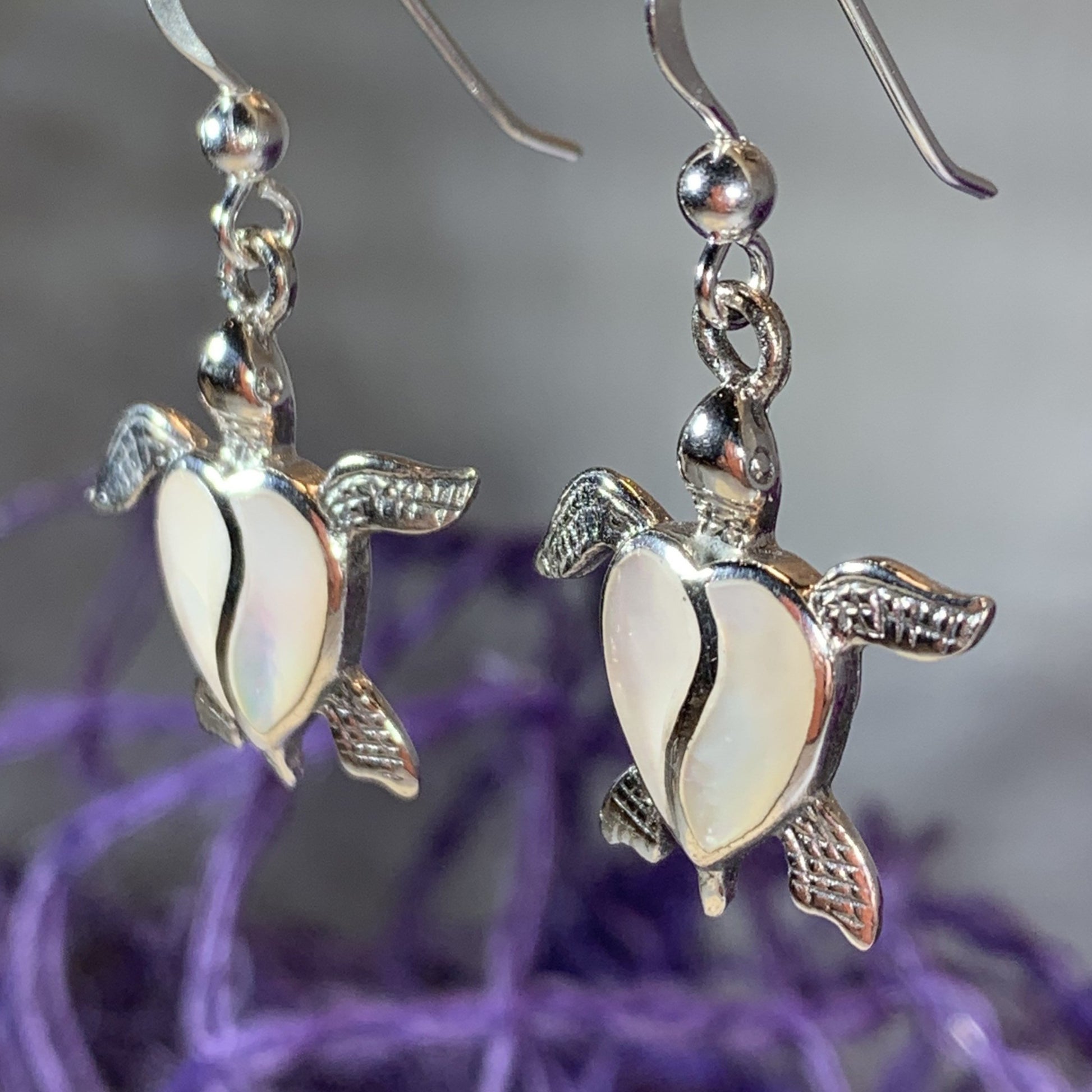 Farraige Turtle Love Earrings — view 5
