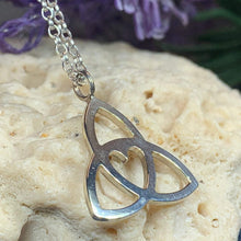 Load image into Gallery viewer, Gabrielle Triquetra Heart Necklace
