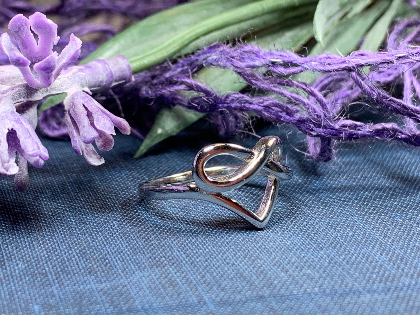 Celtic Forever Heart Ring — view 4