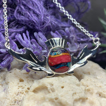 Load image into Gallery viewer, Heathergems Scotland Thistle Necklace
