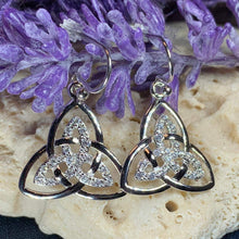 Load image into Gallery viewer, Alexina Trinity Knot Earrings 05
