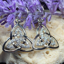 Load image into Gallery viewer, Alexina Trinity Knot Earrings 06
