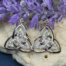Load image into Gallery viewer, Alexina Trinity Knot Earrings 03
