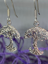 Load image into Gallery viewer, Sterling Silver Tree of Life Earrings
