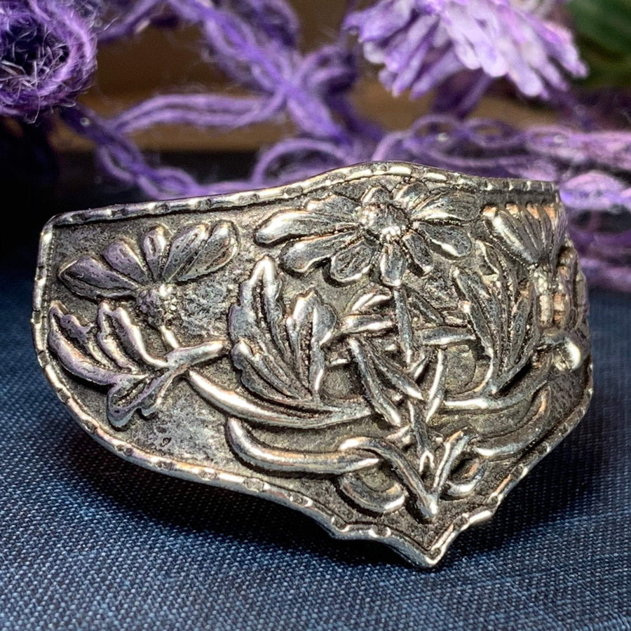 Celtic Daisy Ponytail Holder