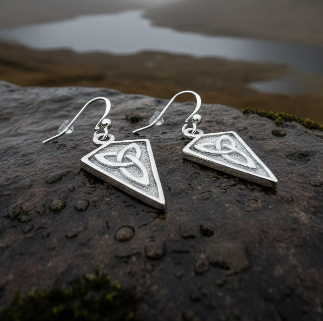 Frances Celtic Knot Earrings — view 3