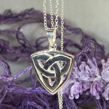 Load image into Gallery viewer, Celtic Trinity Knotwork Necklace
