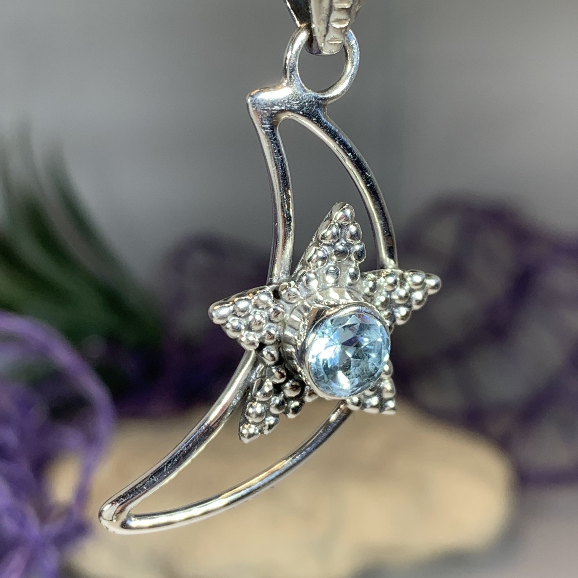 Starry Moon Necklace — view 3