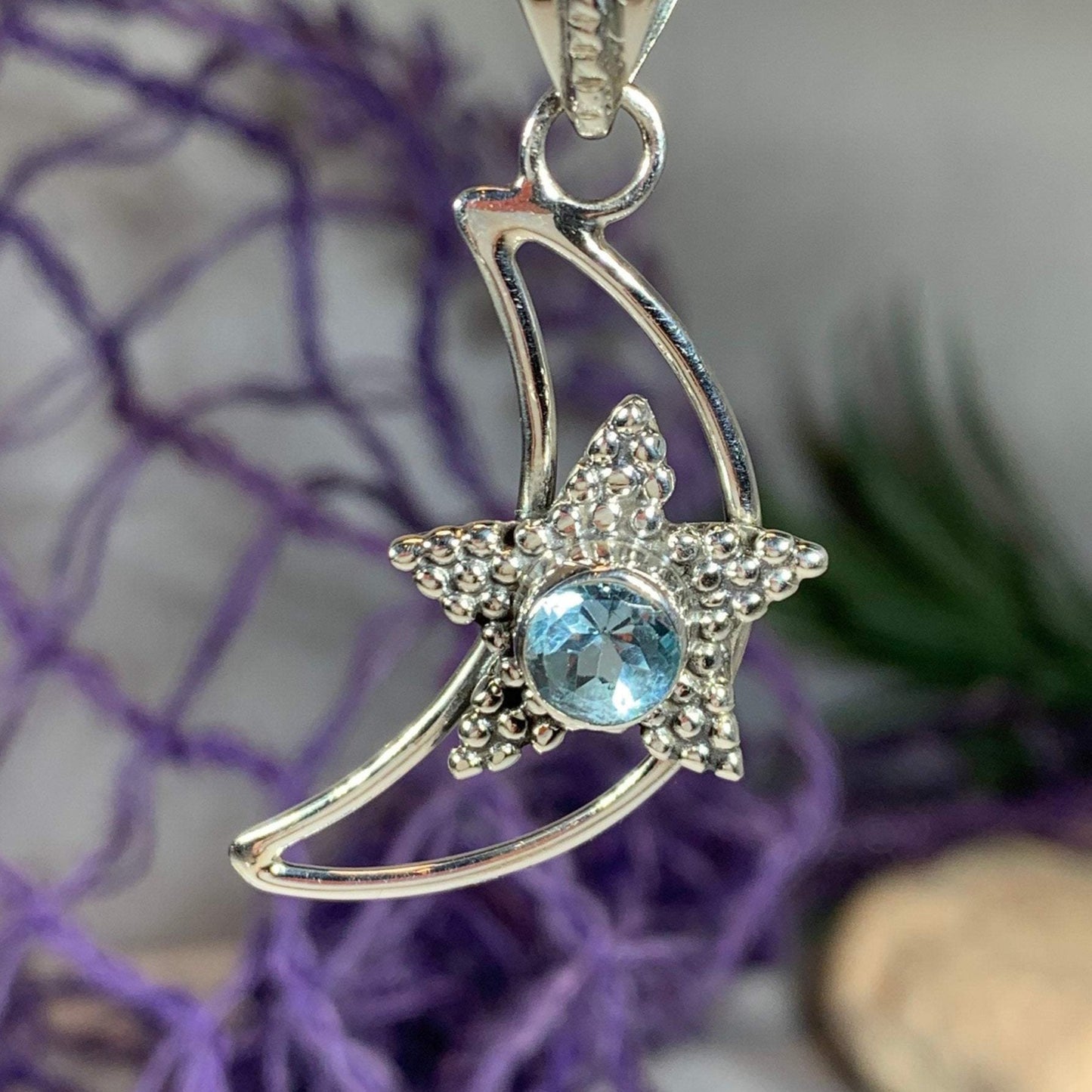 Starry Moon Necklace — view 4