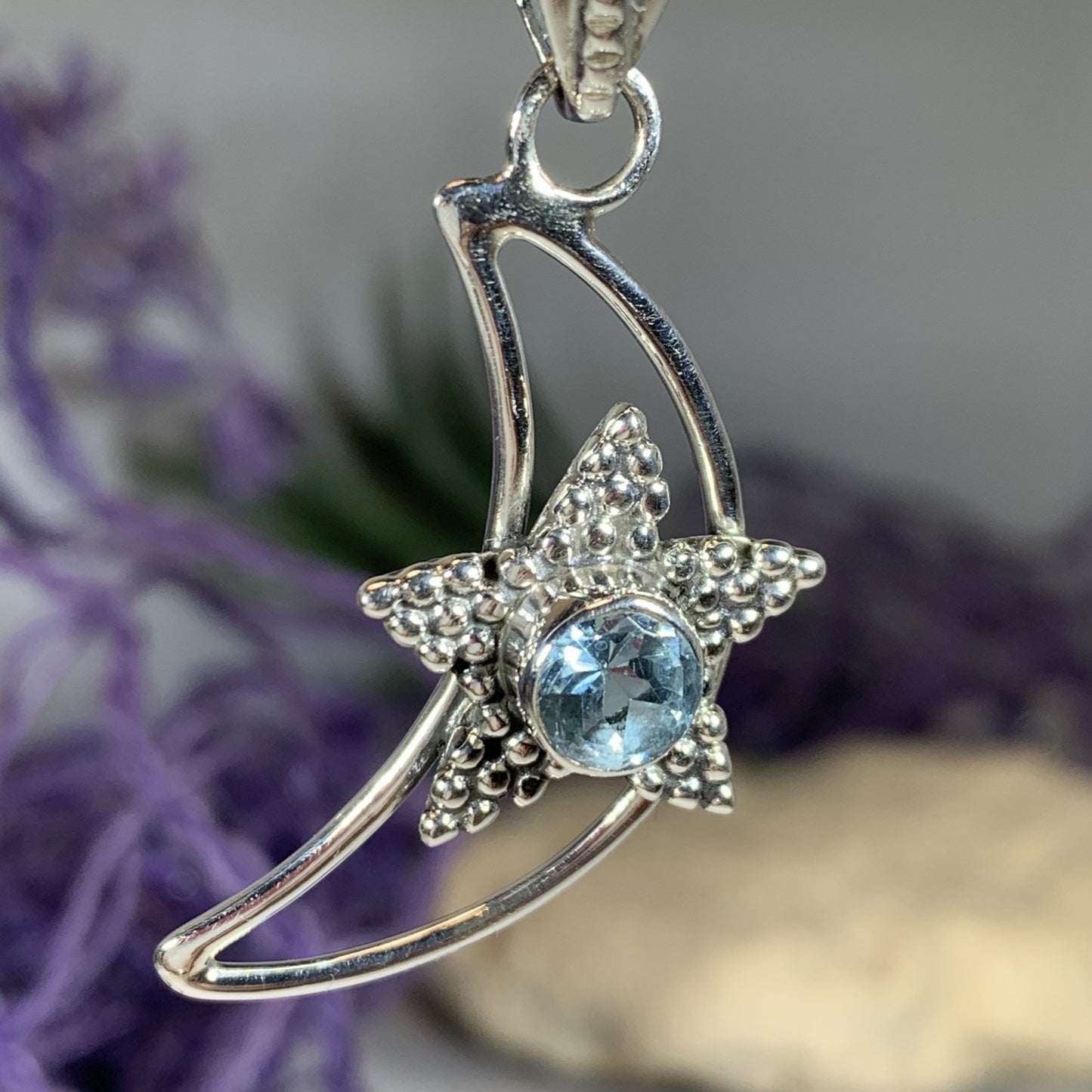 Starry Moon Necklace — view 5