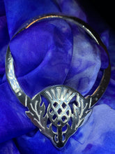 Load image into Gallery viewer, Celtic Thistle Scarf Ring
