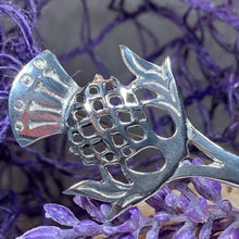 Load image into Gallery viewer, Dalwhinnie Thistle Kilt Pin
