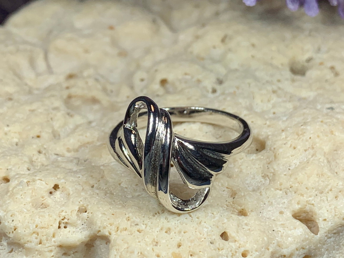 Celtic Knot Swirl Ring — view 2