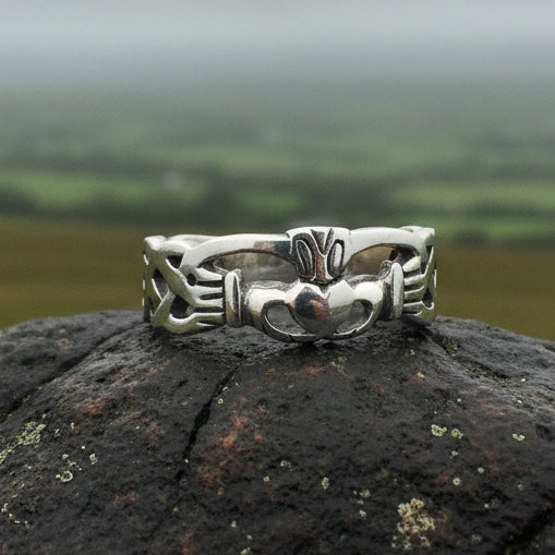 Ennis Irish Claddagh Ring in Sterling Silver