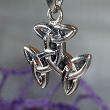 Load image into Gallery viewer, Three Trinity Knot Necklace
