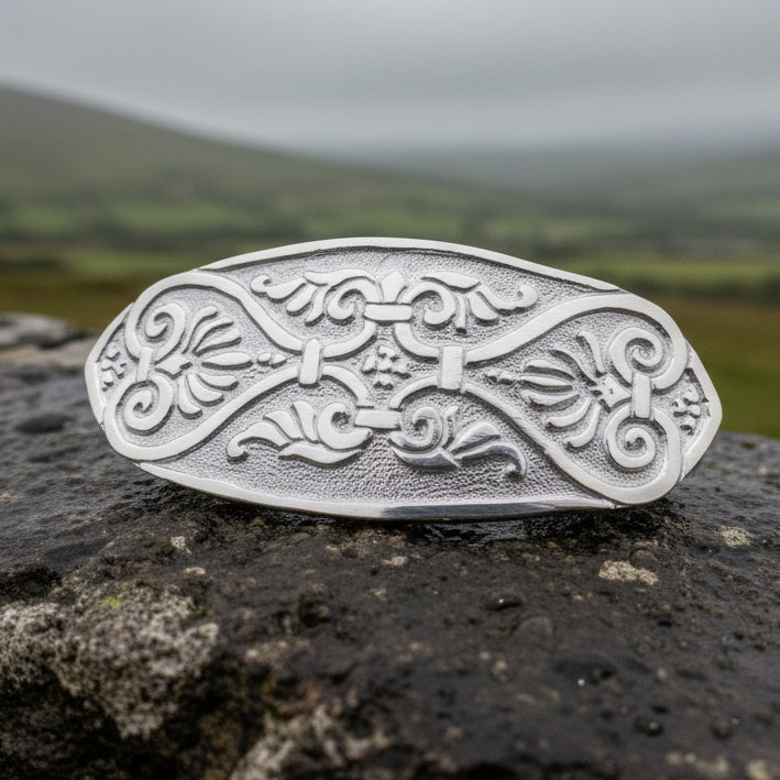 Irish Celtic Knot Hair Clip for Women