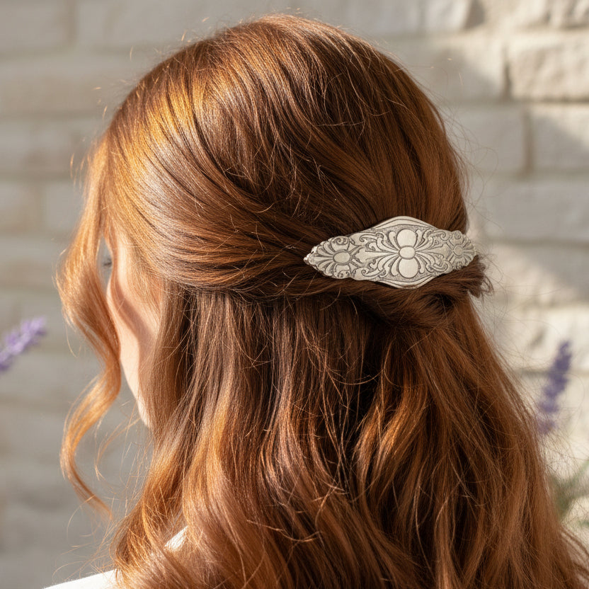 Celtic Flowers Hair Clip for Women